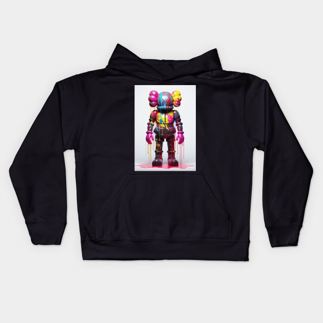 Kaws Hypebeast Duck Kids Hoodie by Nenok